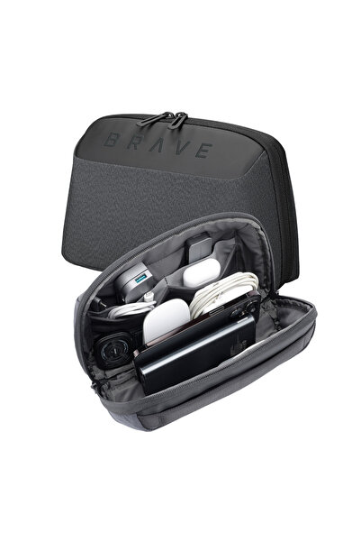 Brave Tech Pouch Organizer Portable Gadget Storage Bag For Travel, Water-Resi...