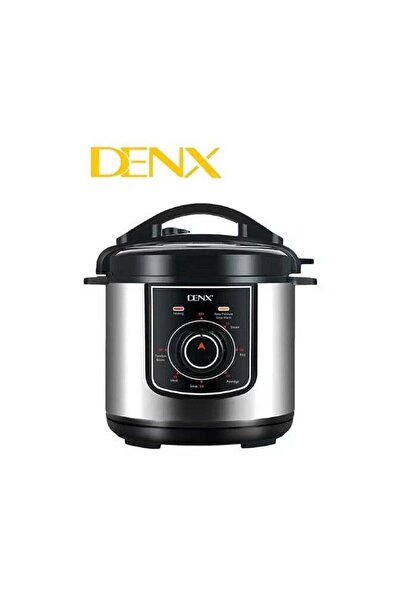 Denx قدر ضغط كهربائي رقمي سعة 6 لتر، 1000 واط، من الستانلس ستيل، تحكم باللمس ...