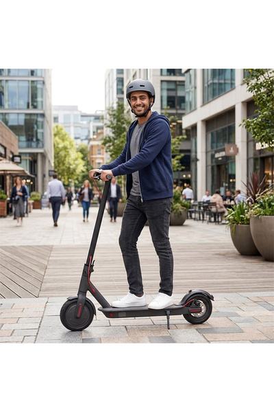 Primo Plus 8.5-Inch Foldable Electric Scooter - 250W Power, 25 km/h Speed, an...