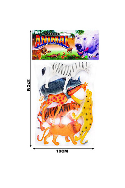 PlayFun Set Figurine Animale Jucărie Educativă Plastic Rezistent Colecție Cad...