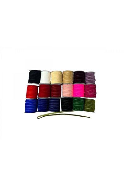 OEM Velvet Velvet 1cm/ 50yards Khaki