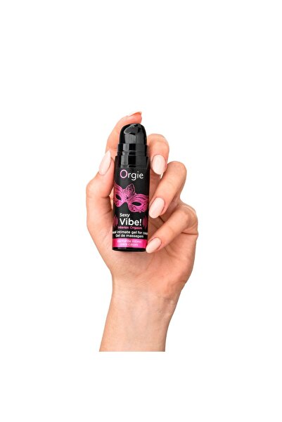 Orgie Gel stimulant intim pentru orgasm intens, cu efect de încălzire și răcire, cu plante amazoniene, 15 ml