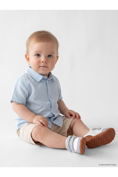 LC Waikiki Trendlucky with Difference Baby Boy Shirt and Shorts Set