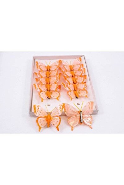 OEM Fluturi Pene Striatii 12/Set Portocaliu