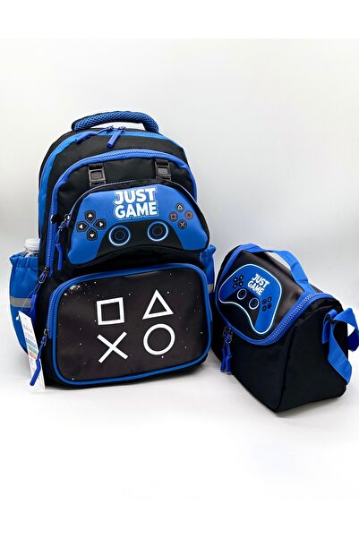Çınka Bags Gamer Joystick Pattern Thermal Children's Backpack School Bag Set ...