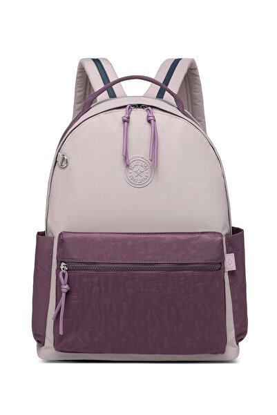 SMART BAGS Geantă de școală colorată din material textil impermeabil, cu comp...