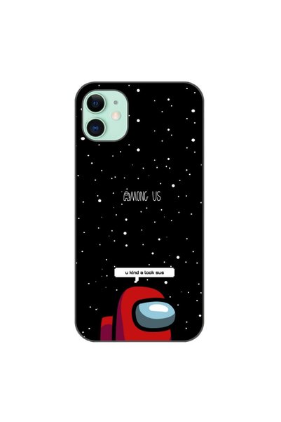 OEM Калъф, съвместим с Apple iPhone 11, силиконов гел TPU модел Among Us