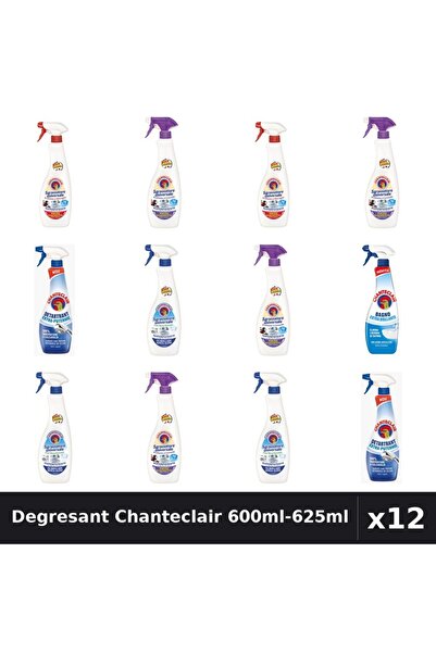 Chanteclair Set 12 Degresant Universal 600ml-625ml - 6 Arome Asortate - Curat...