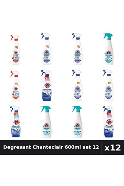 Chanteclair Set 12 Degresant Universal 600-625ml - Marsilia, Bicarbonat, Anti...