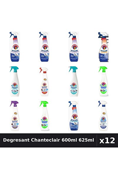 Chanteclair Set 12 Degresant Universal 600ml - 625ml, 8 Arome, Anticalcar, De...