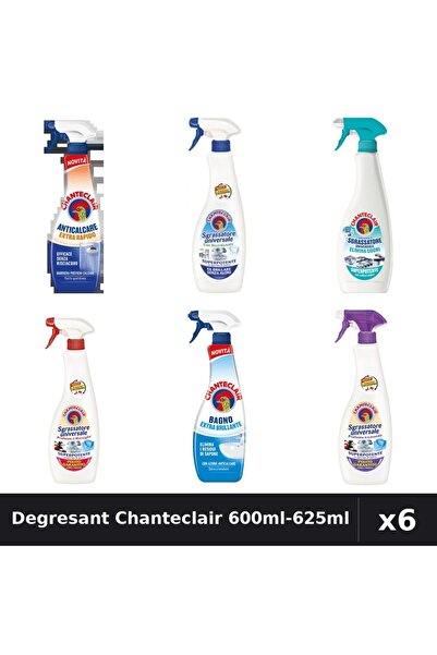 Chanteclair Set 6 Degresant Universal 600ml-625ml - Bicarbonat, Lavanda, Mars...