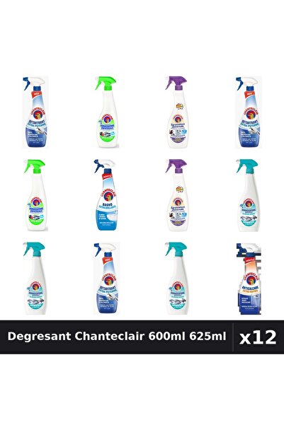 Chanteclair Set 12 Degresant Universal 600ml-625ml - Lamaie, Lavanda, Mosc, A...