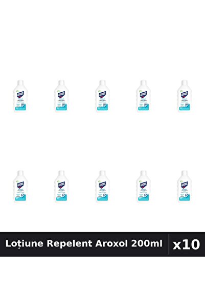 Aroxol Set 10 Loțiune Repelent Insecte 200ml - Protecție Eficientă Anti-Insec...