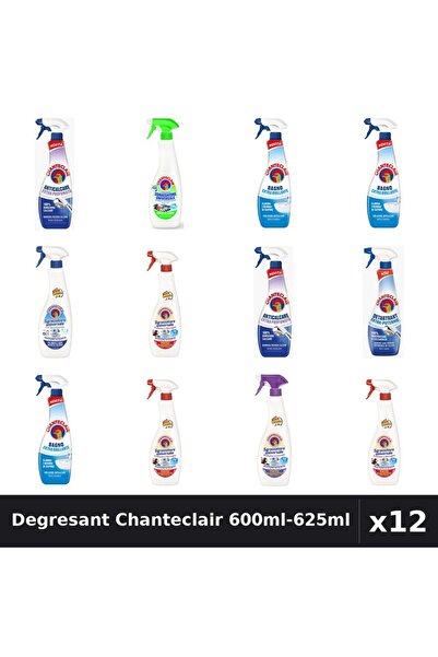 Chanteclair Set 12 Degresant Universal 600ml-625ml - 7 Arome, Anticalcar, Det...