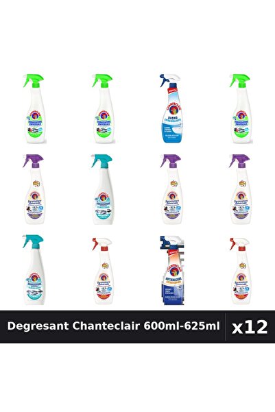 Chanteclair Set 12 Degresant Universal 600ml-625ml - Lămâie, Marseilia, Mosc,...