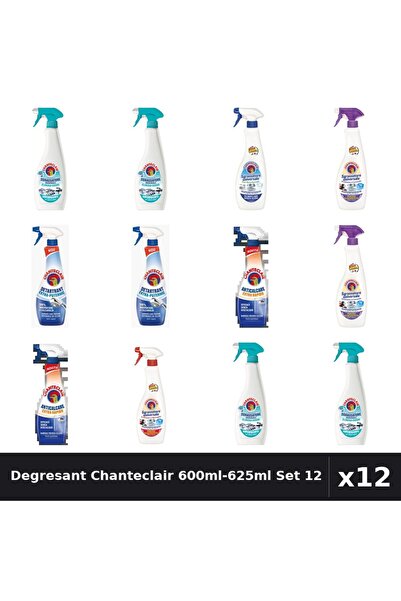 Chanteclair Set 12 Degresant Universal 600ml-625ml - Anti-Miros, Bicarbonat, ...
