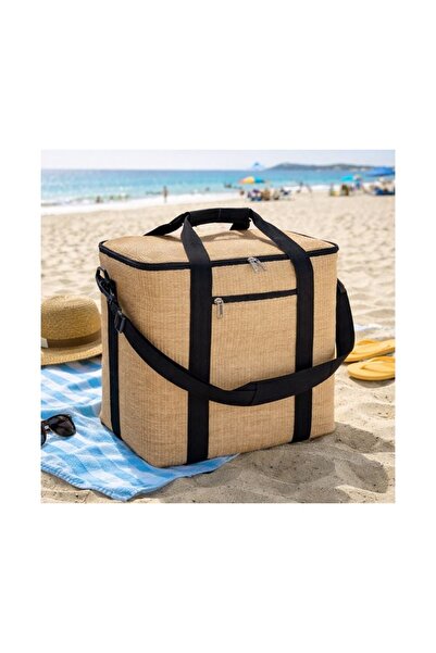 OEM Geanta Termica din Paie 37x22x36cm - 29L, Ideal pentru Utilizare Zilnică