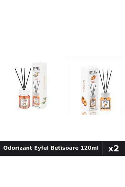 Eyfel Set 2 Odorizant Camera Betisoare 120ml - Acacia, Piersica