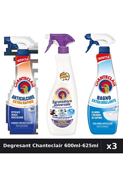 Chanteclair Set 3 Degresant Universal 600ml-625ml - Extra Rapid, Mosc Alb, St...
