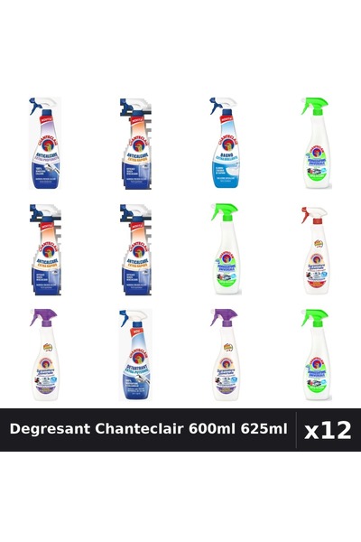 Chanteclair Set 12 Degresant Universal 600ml 625ml - Lămaie, Marsilia, Mosc -...