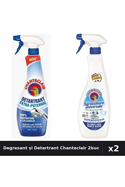 Chanteclair Set 2 Degresant Universal 600ml + Detartrant 625ml - Bicarbonat