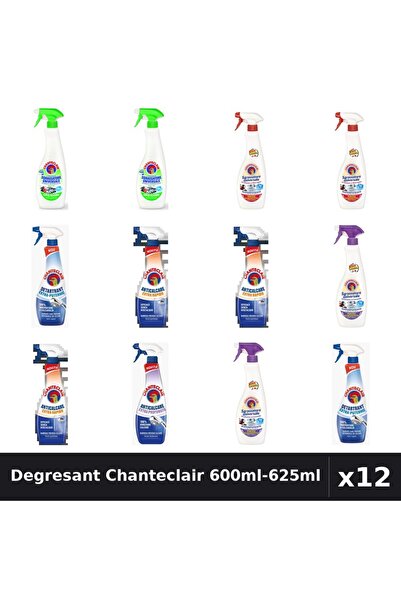 Chanteclair Set 12 Degresant Universal 600ml-625ml - Lamaie, Marsilia, Lavand...