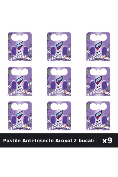 Aroxol Set 9 Pastile Anti-Insecte 2 bucati - Protecție Eficientă Contre Insecte