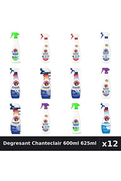 Chanteclair Set 12 Degresant Universal 600ml 625ml - 7 Arome, Anticalcar, Cur...