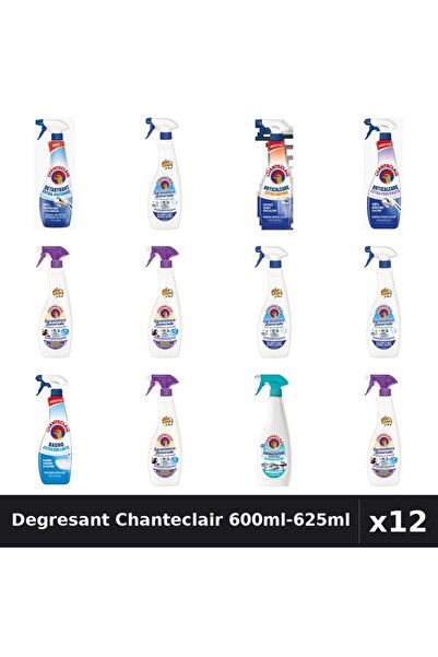 Chanteclair Pachet 12 Degresant Universal 600ml-625ml - Bicarbonat, Lavanda, ...
