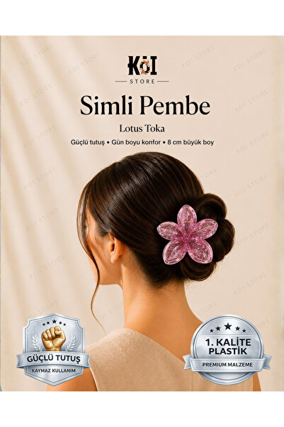 Koi Store Simli Pembe Lotus Toka