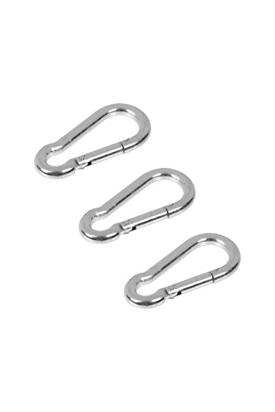 Zet Set 3 carabiniere 6 cm, cârlige metalice rezistente pentru camping, rucsa...