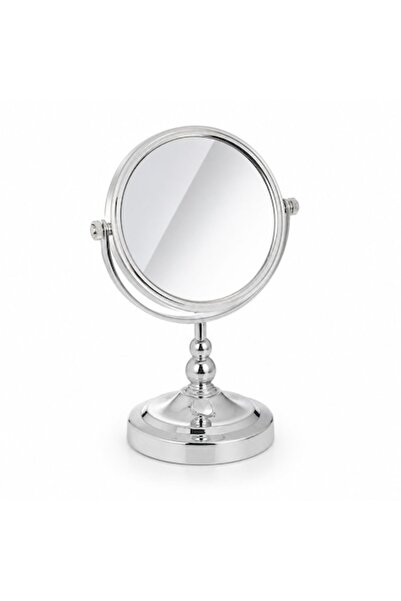 SHOPIENS Double Makeup Mirror Table Magnification x2 360 Rotation Compact Sta...