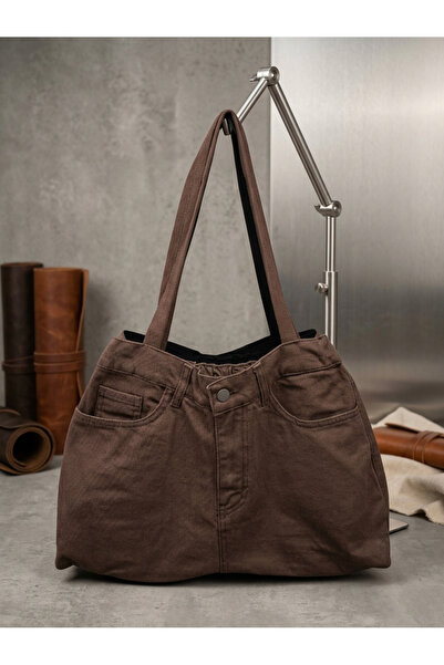 PASSTELL Women's Trendy Shoulder Strap Pants Model Jean Jeans Bag 45 cm Width...