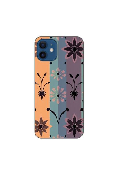 OEM Husa compatibila cu Apple iPhone 12 Silicon Gel Tpu Model Vintage Decal F...