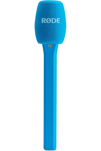 RØDE Interview Micro kablosuz mikrofon için mikro el adaptörü (mavi)