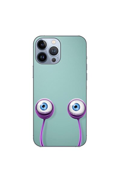 OEM Husa compatibila cu Apple iPhone 13 Pro Max Silicon Gel Tpu Model Snail Eyes