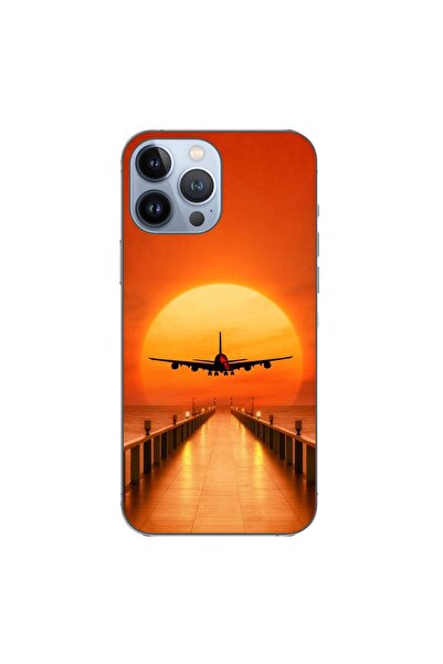OEM Husa compatibila cu Apple iPhone 13 Pro Max Silicon Gel Tpu Model Airplan...