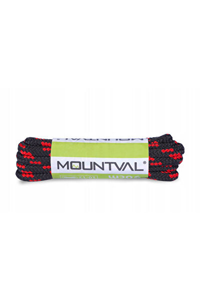 Mountval Set 2 Sireturi, Mountval, 180 cm, Bumbac, Negru, Rosu