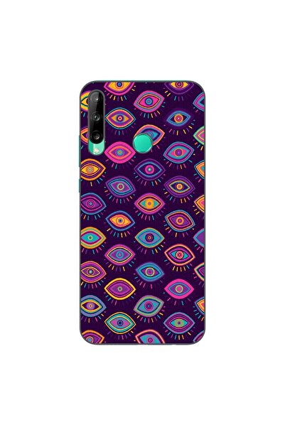 OEM Husa compatibila cu Huawei P40 Lite E Silicon Gel Tpu Model Tribal Eyes