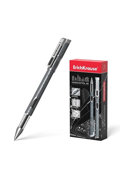 Erich Krause Pix MEGAPOLIS STICK cu capac, vârf de gel negru de 0.5mm, 93
