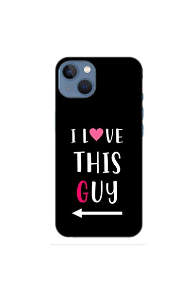 OEM Husa compatibila cu Apple iPhone 13 Silicon Gel Tpu Model Cupluri I love ...