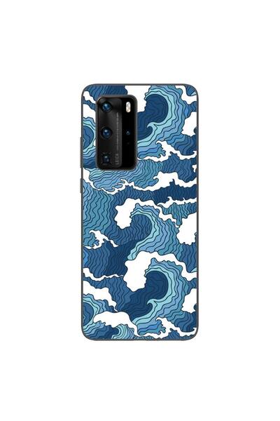 OEM Husa compatibila cu Huawei P40 Pro Silicon Gel Tpu Model Crazy Waves
