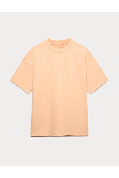 Marks & Spencer Saf Pamuklu Kısa Kollu T-Shirt (2-16 Yaş)