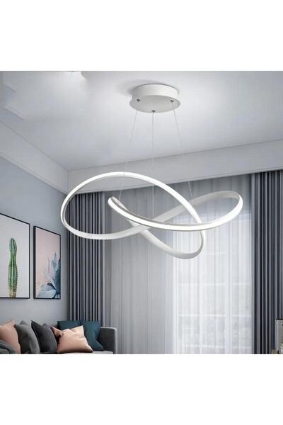 Elektroyou Libya Beyaz Modern Ultra Süper Günışığı Ledli Avize