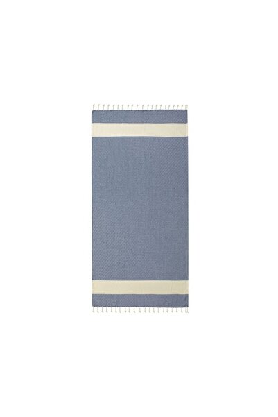 OEM Prosop Premium Hamam din Bumbac Bleu Ecru Romburi 180x100cm
