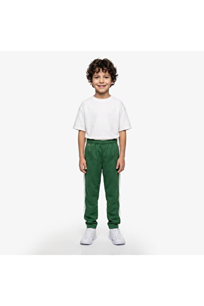 Lacoste Sportsuit Colorblock Track Çocuk Yeşil Eşofman Altı