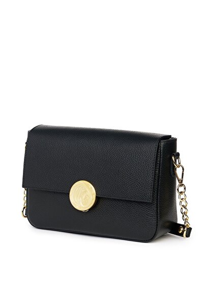 myOwn Дамска чанта Теона от черна кожа