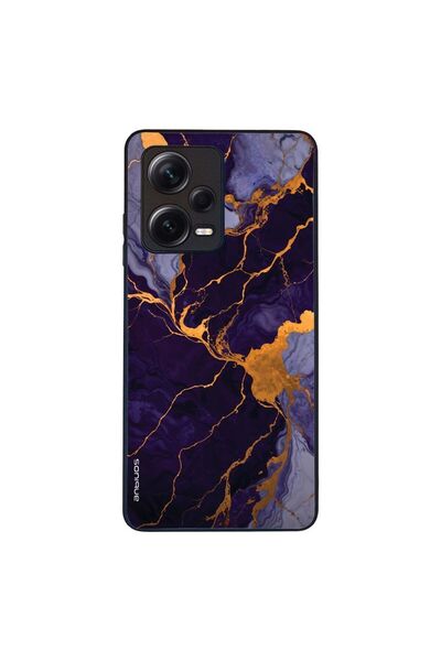 Sonique Θήκη Marble Series για Xiaomi Redmi Note 12 Pro Plus Μωβ