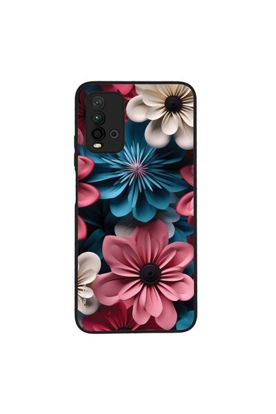 Sonique Θήκη 3D Flower Series για Xiaomi Redmi 9T Ροζ 01