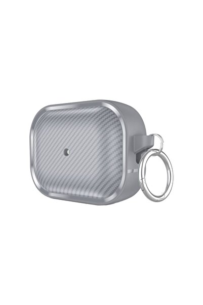 Sonique Θήκη Σιλικόνης Carbon Brushed για AirPods Pro 2 Σκούρο Γκρι